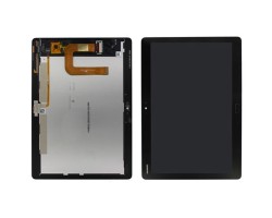 Kijelző érintőpanel Huawei MediaPad M3 Lite 10 LTE, M3 Lite 10 WIFI (lcd, érintőpanel, kerettel, home gomb) fekete 02351JCC